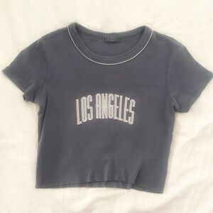 Gray Los Angeles Brandy Melville tee